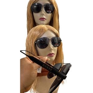 GUESS Black Aviator Sunglasses